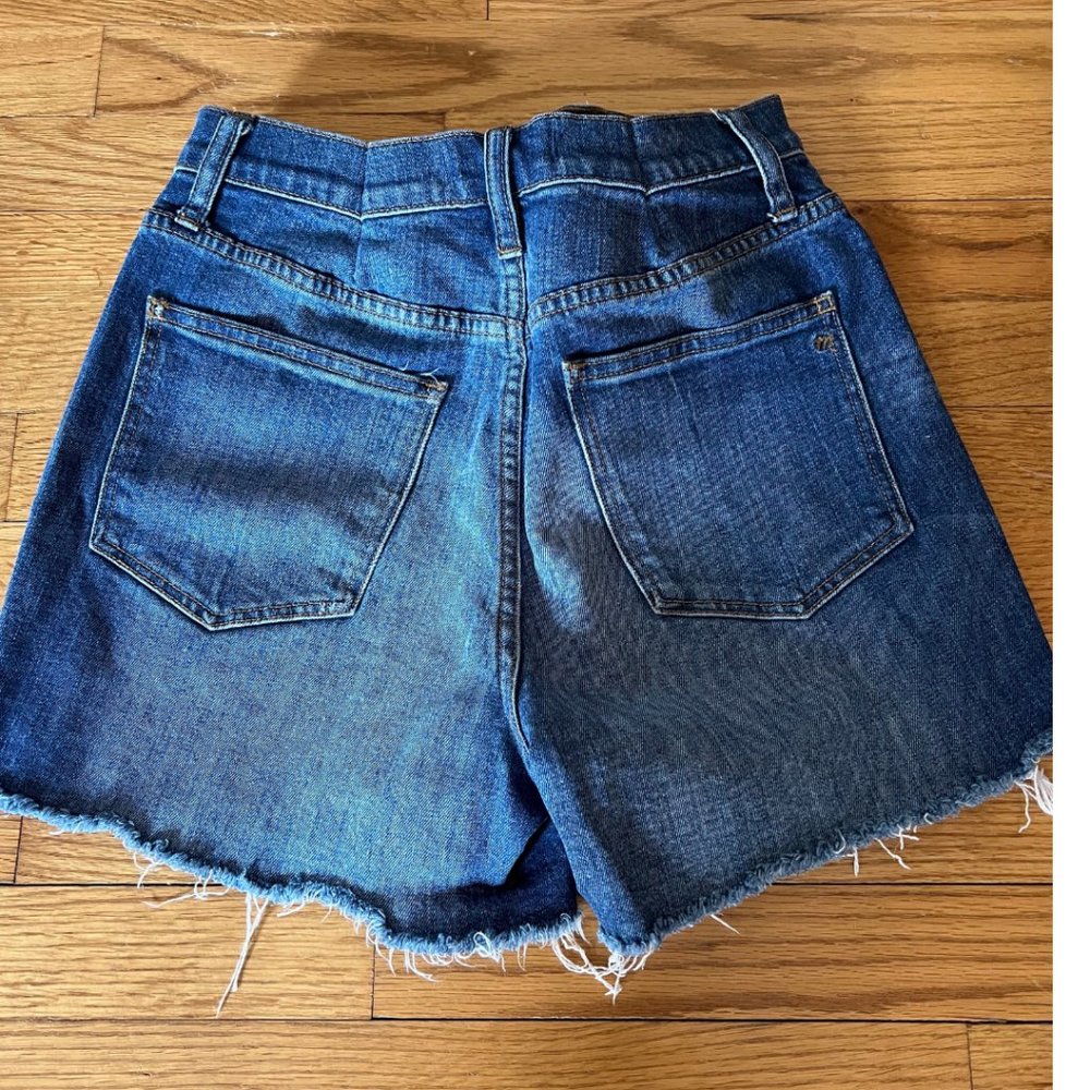 Madewell Hi Rise Cut off Denim Shorts